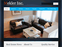 Tablet Screenshot of mekler.ca